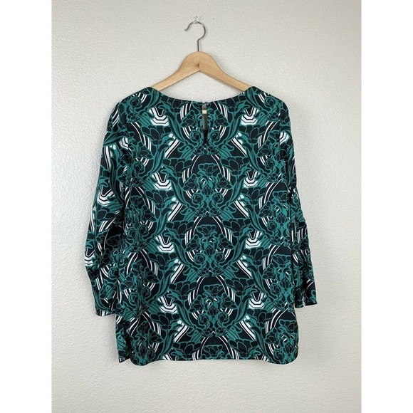 J. Crew Retro Floral Popover Top - Picture 6 of 6